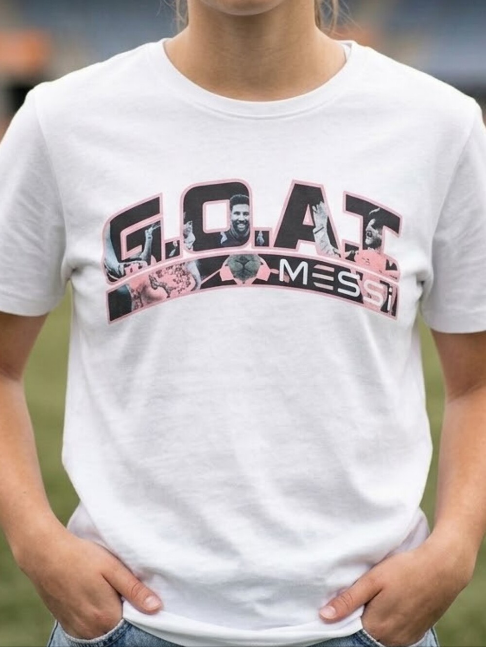 [[MESSi]] G.O.A.T. Messi  Graphic Tee